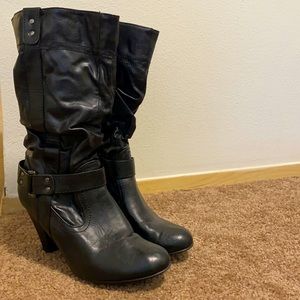 Black Heeled Boots